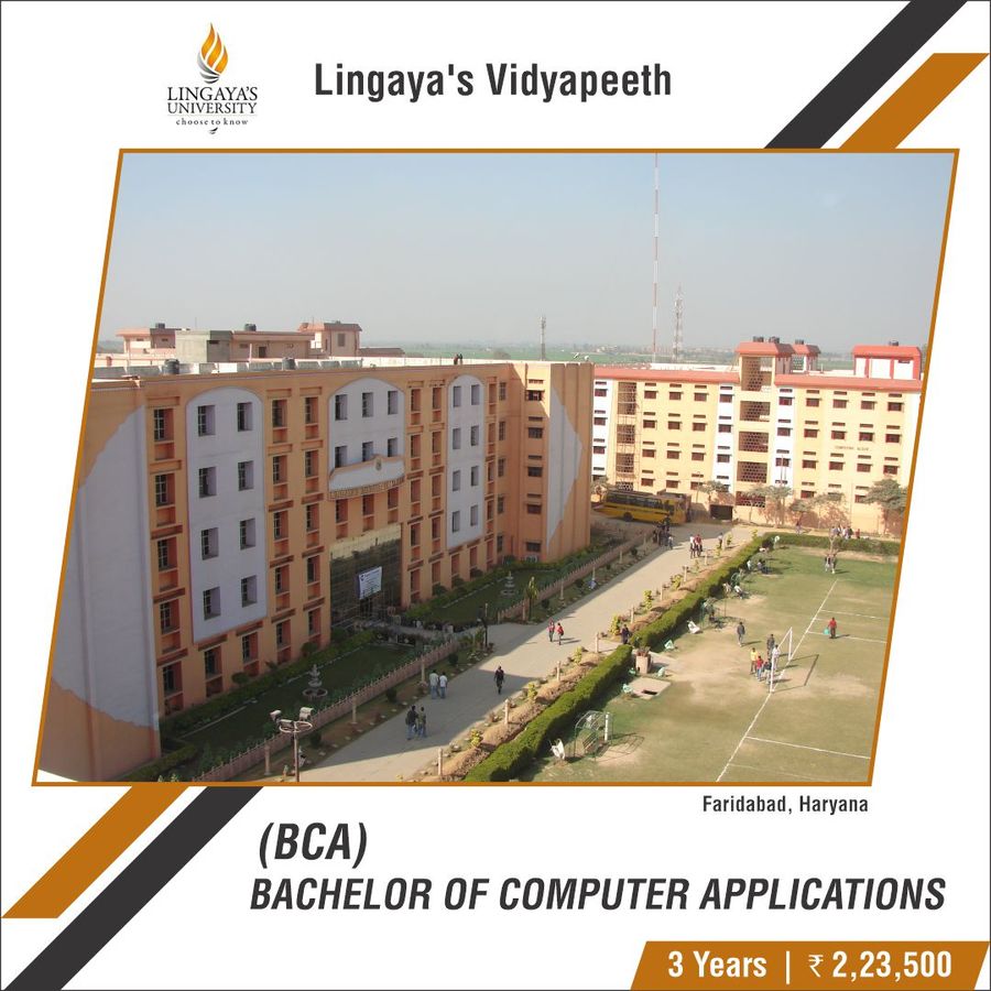 Bachelor of Computer Applications [BCA] at Lingaya'S Vidyapeeth, Faridabad